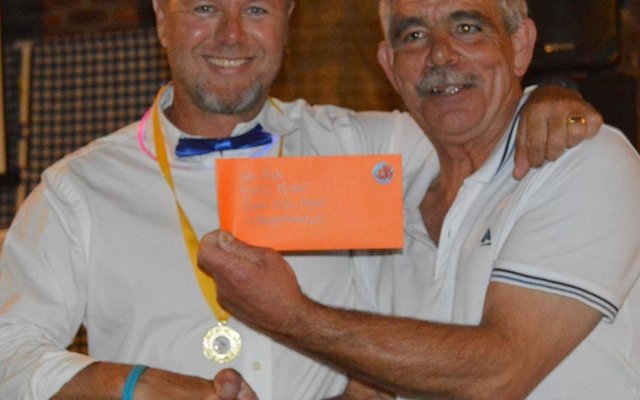 Barry Muller (links), Algehele 3de plek saam met Philip Fourie